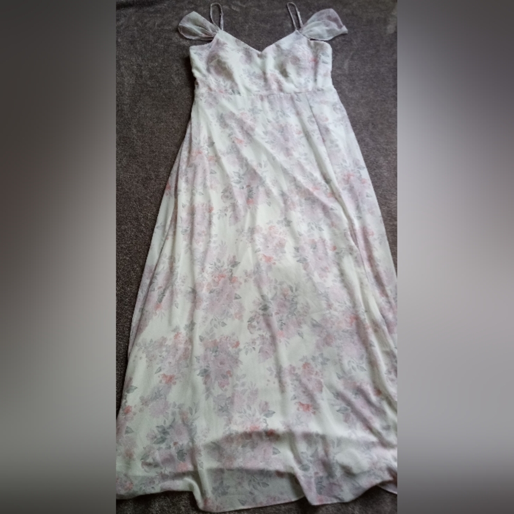 Birdy Grey convertible dress in Dusty Pink Peonies print *may run small*